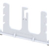 SUP BOARD + PADDLE HOLDER WITH RAILS, WHITE