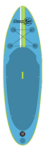 OCEAN FUN TOURING SUP BOARD PACKAGE