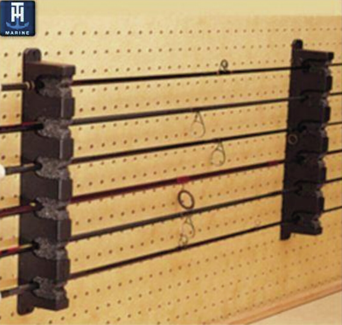 WALL HOLDER FOR 6 RODS 2 WALL HOLDER FOR 6 RODS - Image 2
