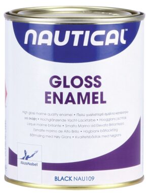 NAUTICAL BOAT FINISH PAINT BLACK 750ML