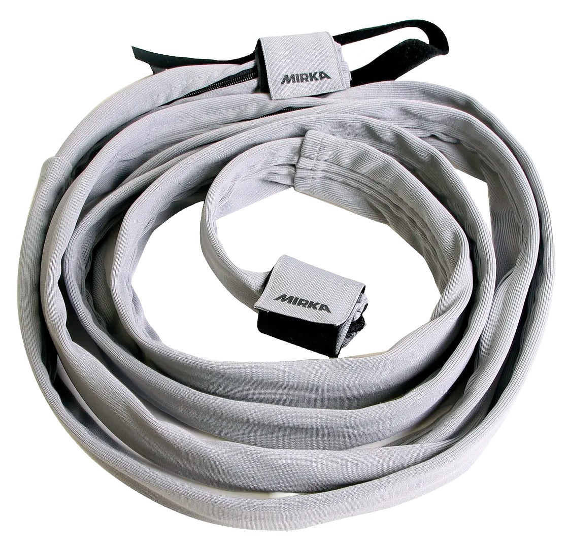 PROTECTION FOR DUST EXHAUST HOSE AND POWER CORD 1 PROTECTION FOR DUST EXHAUST HOSE AND POWER CORD