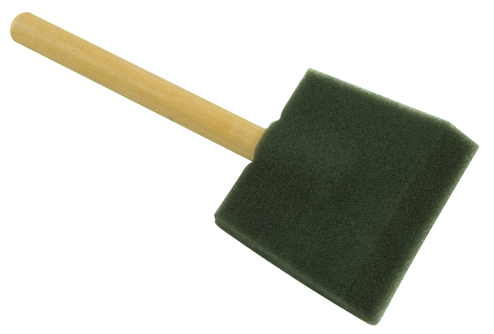 FOAM BRUSH WITH WOODEN HANDLE 100MM 1 FOAM BRUSH WITH WOODEN HANDLE 100MM