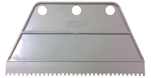 GLUE APPLIANCE SQUEEGEE 230MM, FINE TEETH 1 GLUE APPLIANCE SQUEEGEE 230MM, FINE TEETH