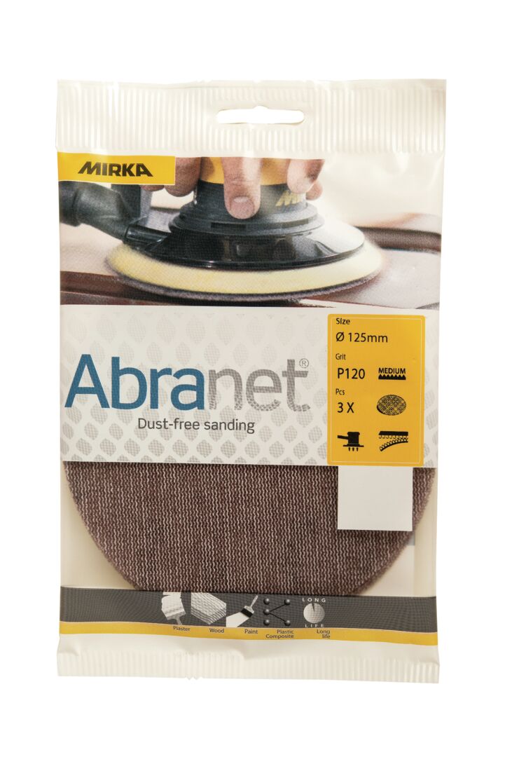 MIRKA ABRANET NETWORK WHEELS 125MM P240 1 MIRKA ABRANET NETWORK WHEELS 125MM P240