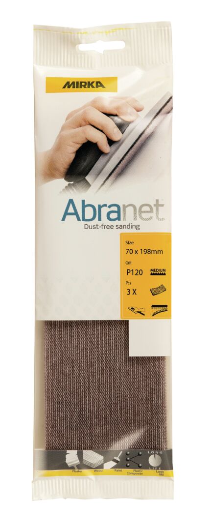 MIRKA ABRANET NETWORK WHEELS 70x198MM P240 1 MIRKA ABRANET NETWORK WHEELS 70x198MM P240