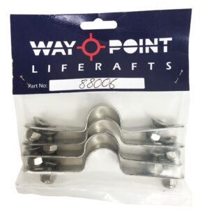 WAYPOINT LIFERAFT RAIL ATTACHMENT KIT 25MM