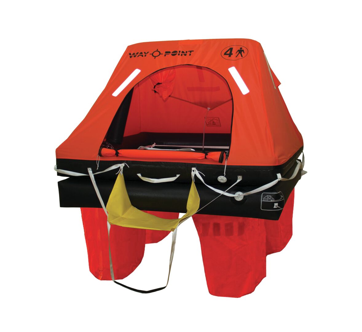 WAYPOINT COMMERCIAL LIFERAFT BAG, 4 PERSONS 1 WAYPOINT COMMERCIAL LIFERAFT BAG, 4 PERSONS
