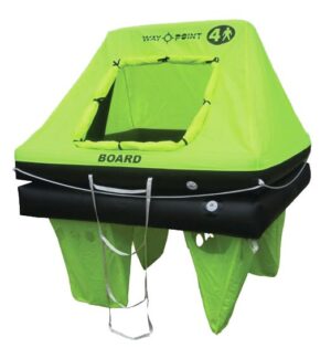 WAYPOINT COASTAL LIFERAFT HARD PACK FOR 6 PERSONS