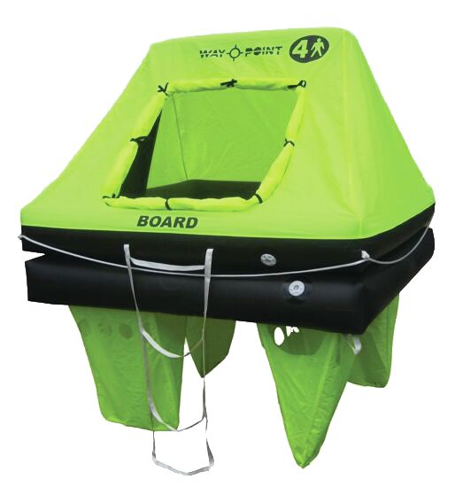 WAYPOINT COASTAL LIFERAFT HARD PACK FOR 6 PERSONS 1 WAYPOINT COASTAL LIFERAFT HARD PACK FOR 6 PERSONS
