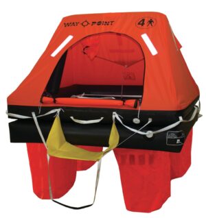 WAYPOINT COMMERCIAL LIFERAFT HARD SHELL, 12 PERSONS