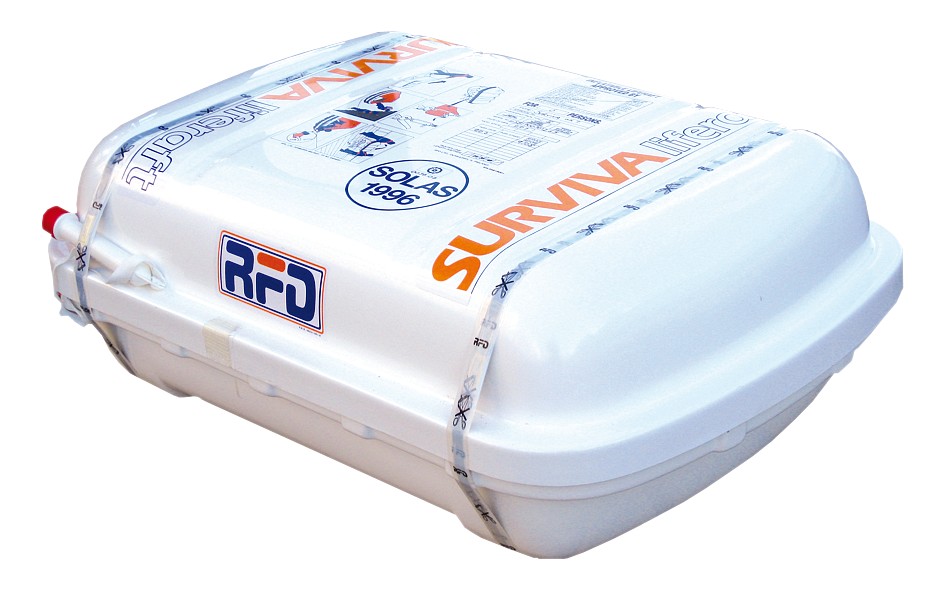 RFD SURVIVA LIFERAFT FLAT PACK, 6 PERSONS 1 RFD SURVIVA LIFERAFT FLAT PACK, 6 PERSONS