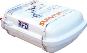 RFD SURVIVA LIFERAFT FLAT PACK, 10 PERSONS