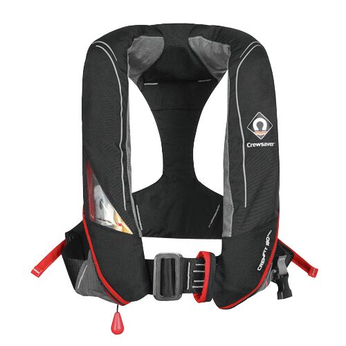 CREWFIT 180N PRO AUTOMATIC VEST WITH LIGHT BLACK 1 CREWFIT 180N PRO AUTOMATIC VEST WITH LIGHT BLACK