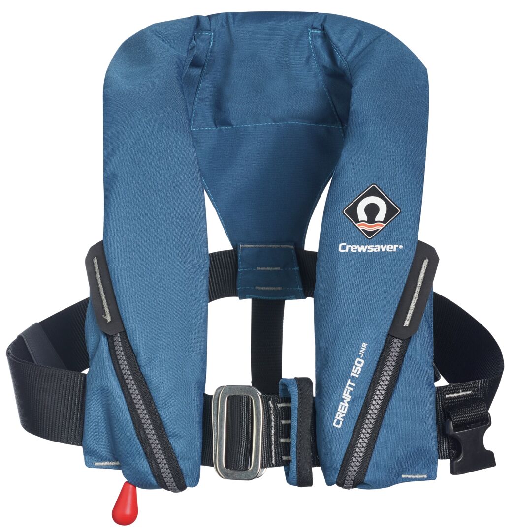CREWFIT JUNIOR 150N BLOWJOB VEST 20-50KG. BLUE 1 CREWFIT JUNIOR 150N BLOWJOB VEST 20-50KG. BLUE