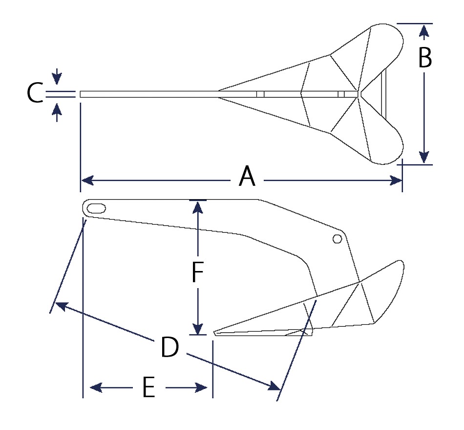 DTX ANCHOR 32KG AISI316 3 DTX ANCHOR 32KG AISI316 - Image 3