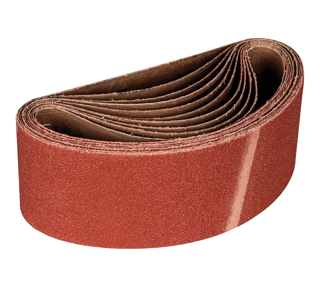 SANDING BELT RED 75X533MM 3/PACK P100 1 SANDING BELT RED 75X533MM 3/PACK P100