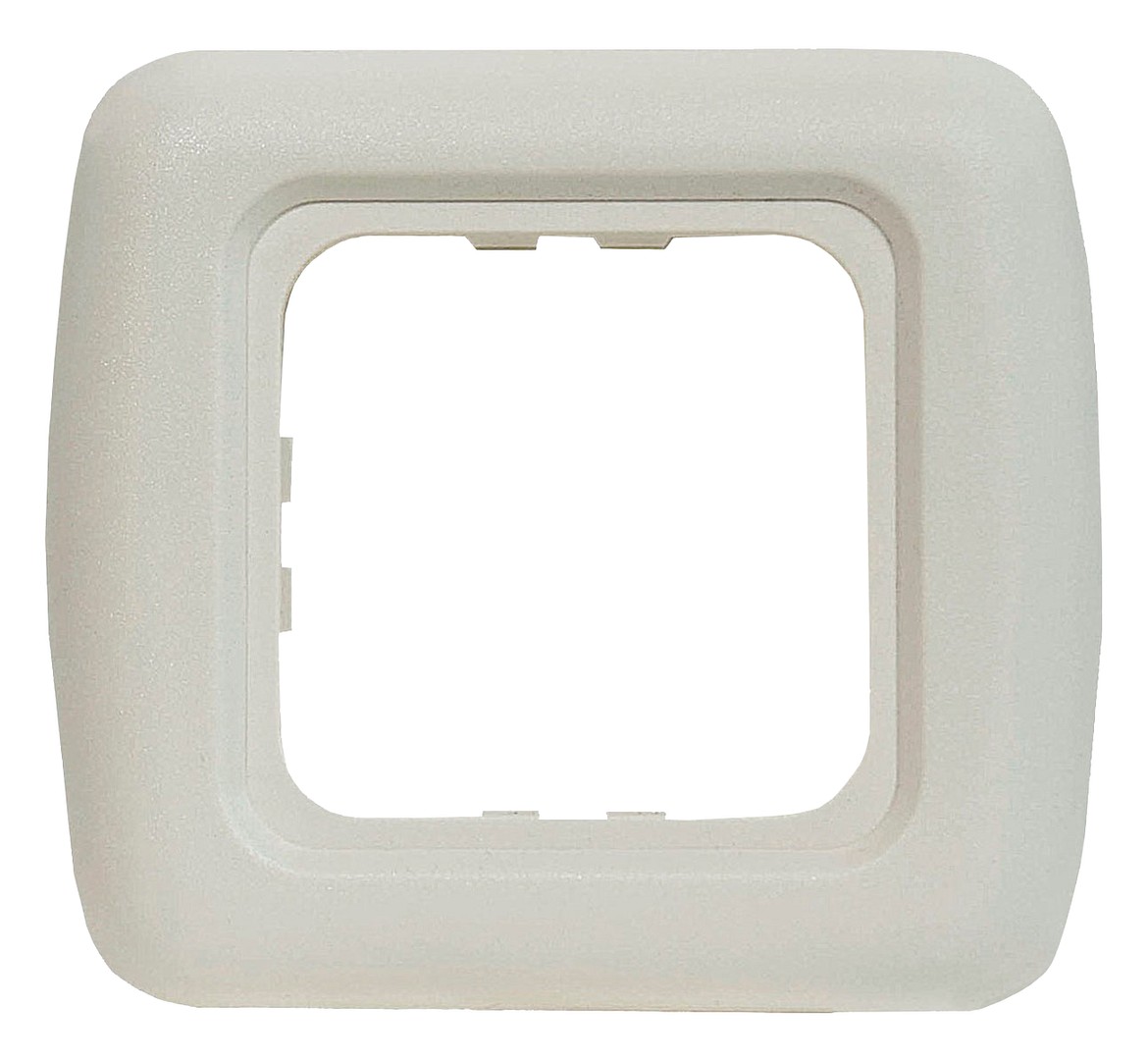 SOCKET FRAME WHITE 1 SOCKET FRAME WHITE