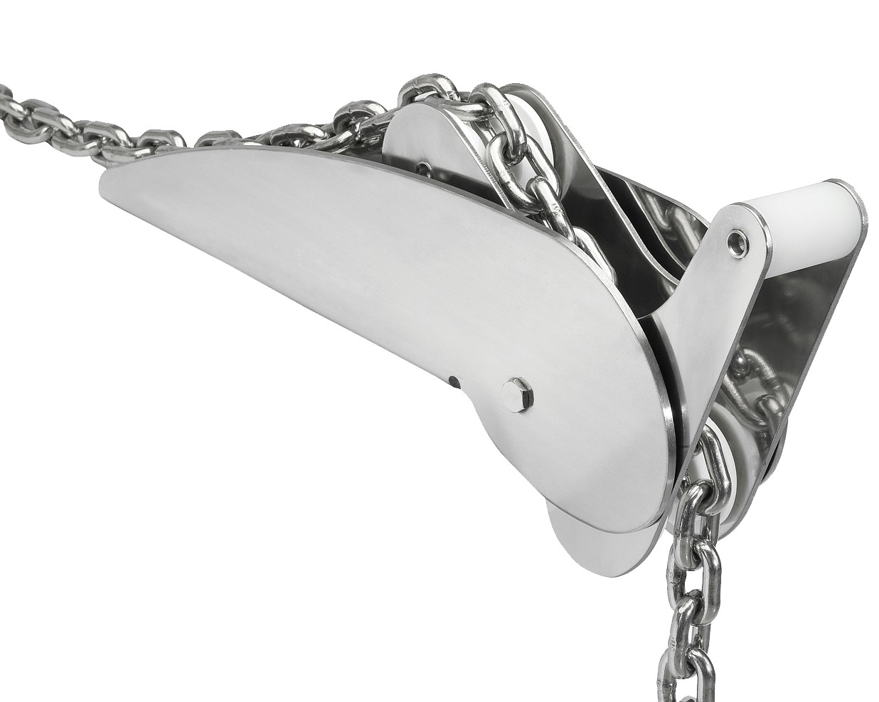 ANCHOR ROLLER STAINLESS STEEL MAX. 10kg 1 ANCHOR ROLLER STAINLESS STEEL MAX. 10kg