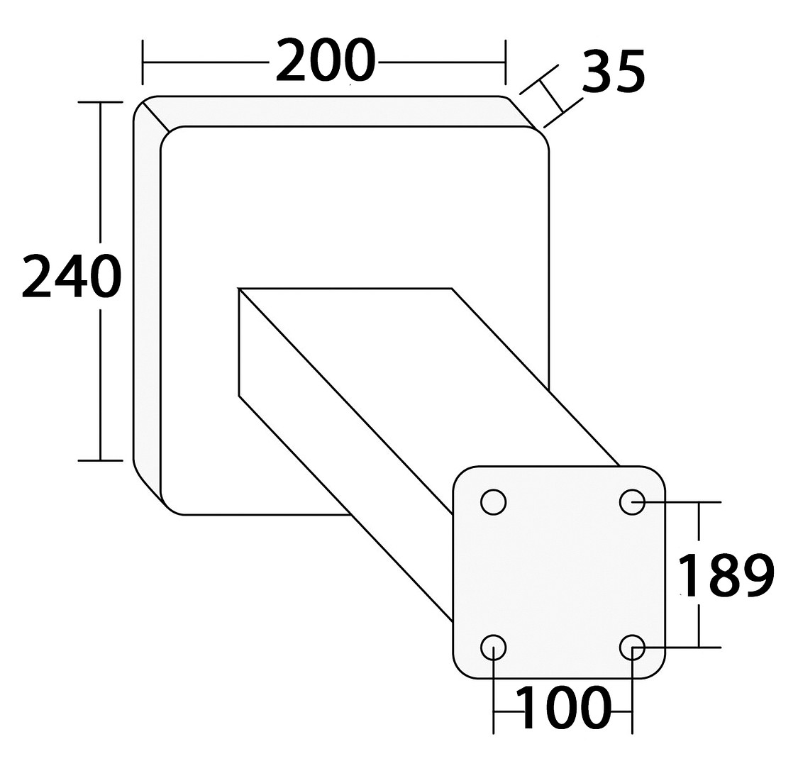 OUTBOARD MOTOR MOUNT MAX 35KG 4 OUTBOARD MOTOR MOUNT MAX 35KG - Image 4