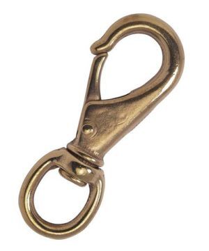 BRONZE CARABINER WITH CUTTER 115MM