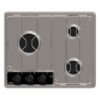 3-BURNER BUILT-IN STOVE, WITH ELECTRIC IGNITION