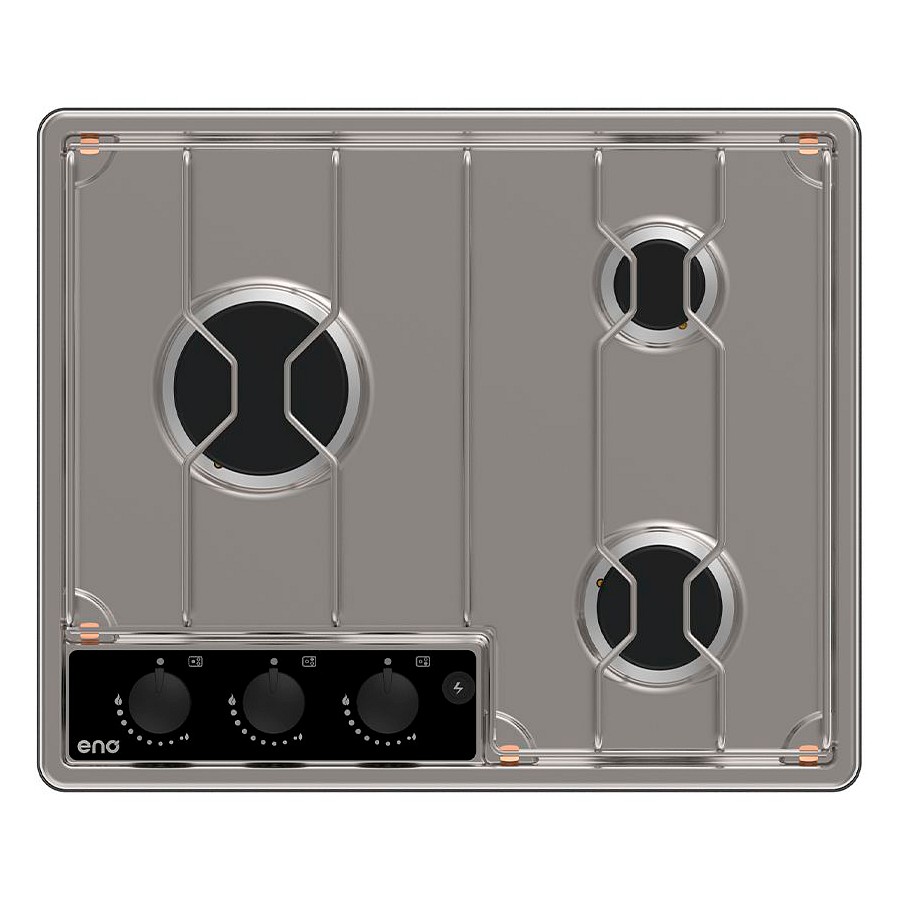 3-BURNER BUILT-IN STOVE, WITH ELECTRIC IGNITION 1 3-BURNER BUILT-IN STOVE, WITH ELECTRIC IGNITION