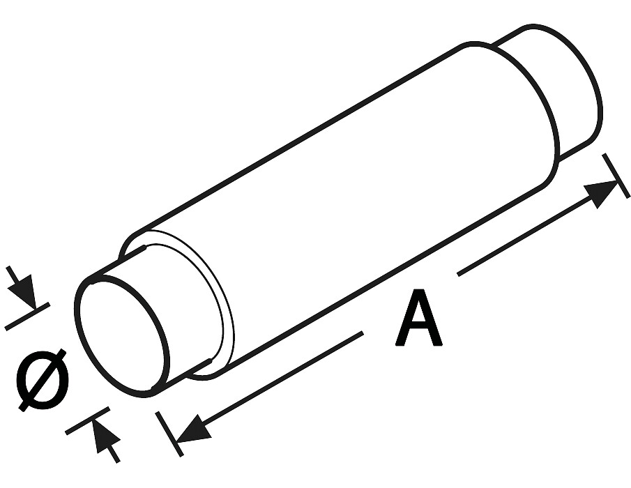 SILENCER 60x600MM 1 SILENCER 60x600MM