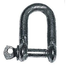 SHACKLE GALVANIZED D-MODEL 10MM 1 SHACKLE GALVANIZED D-MODEL 10MM