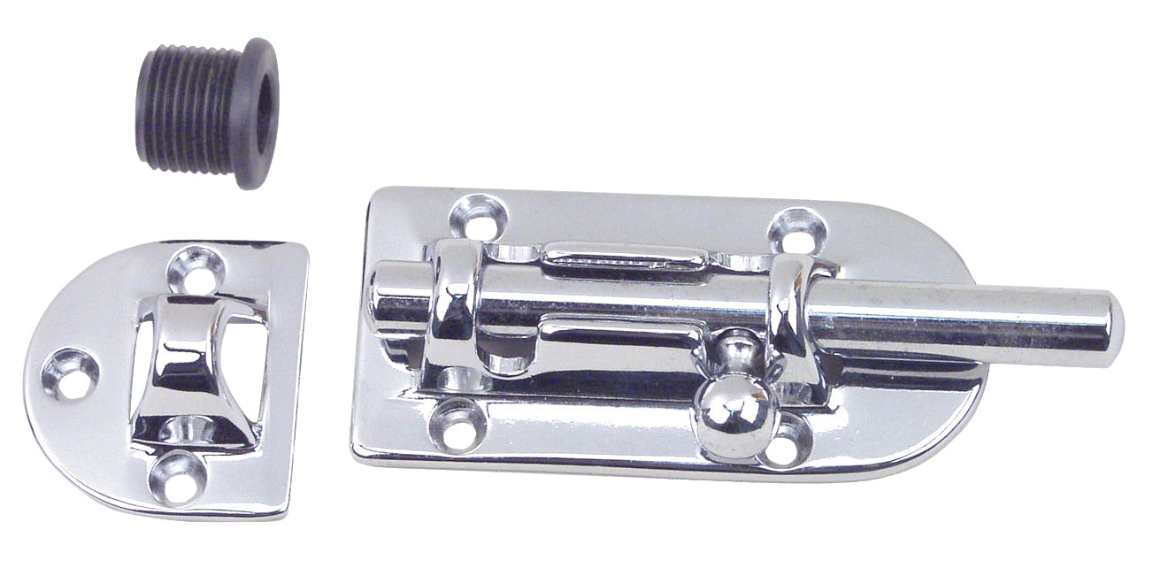 CHROME-PLATED PUSH LATCH 86x36MM 1 CHROME-PLATED PUSH LATCH 86x36MM