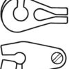 ALLEN nylon stag ties for 5mm wire rope, 10 pieces. 2 144 3