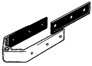 SEA SURE rudder fitting spacer nylon 3.2x102mm