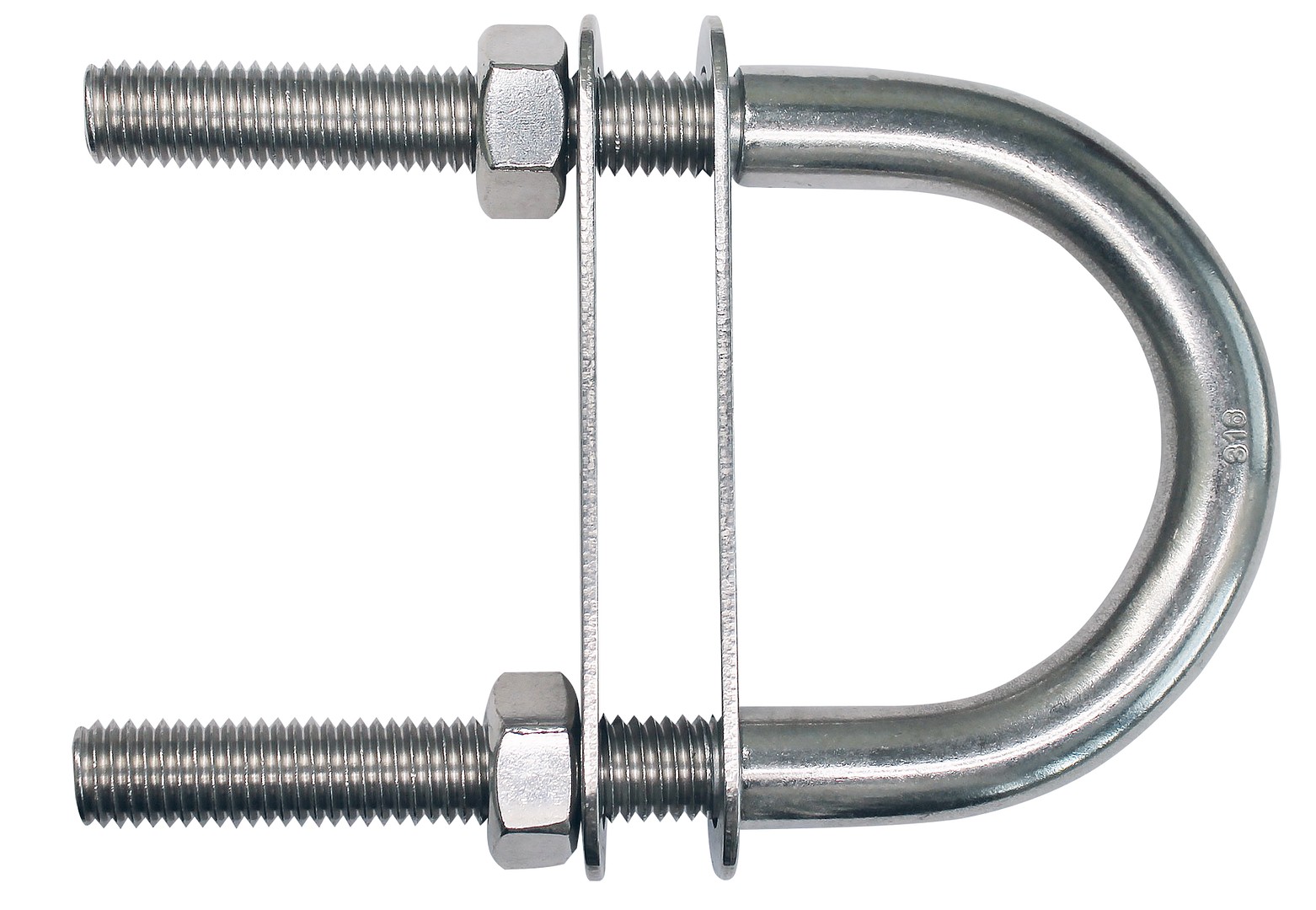 TRAILER HOOK, STAINLESS STEEL 1 TRAILER HOOK, STAINLESS STEEL
