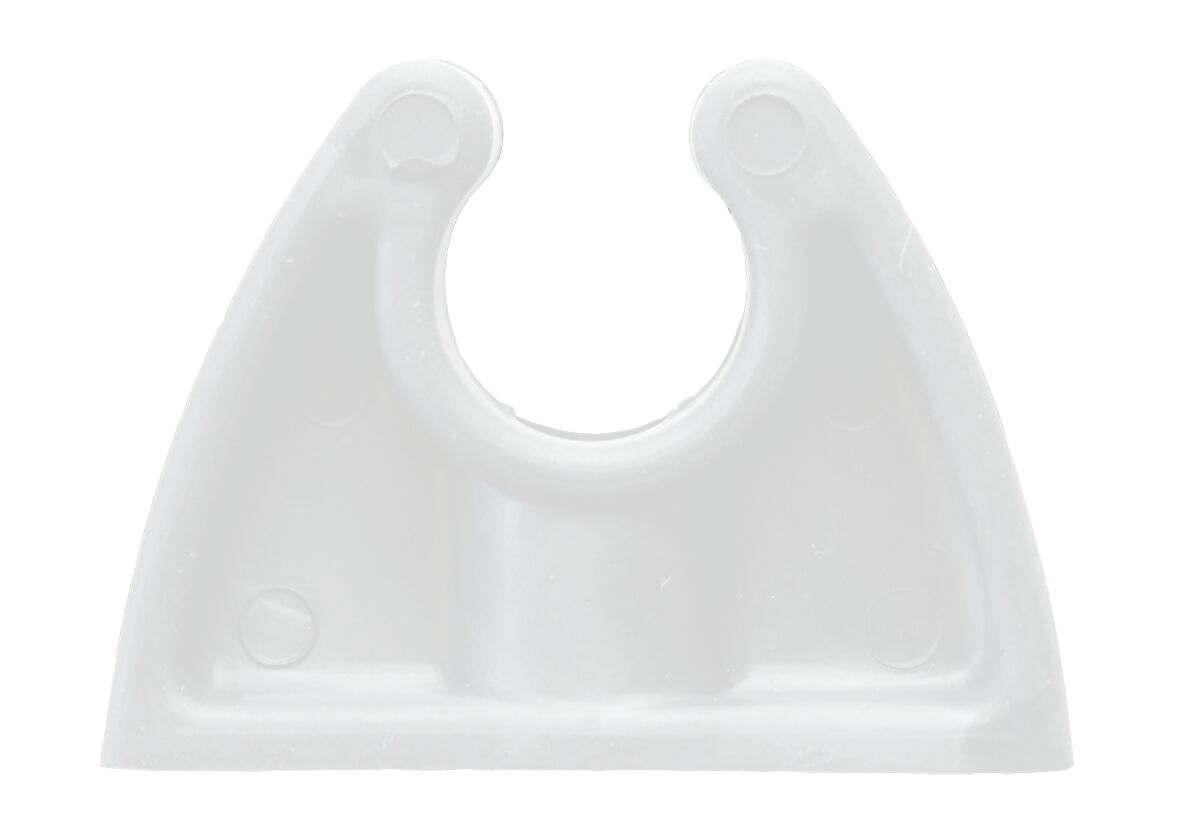 LIGHTING MOUNT 19MM, WHITE 1 LIGHTING MOUNT 19MM, WHITE