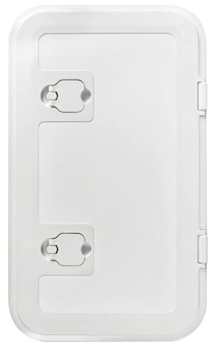WHITE SERVICE HATCH 350x600MM, WITH LOCK