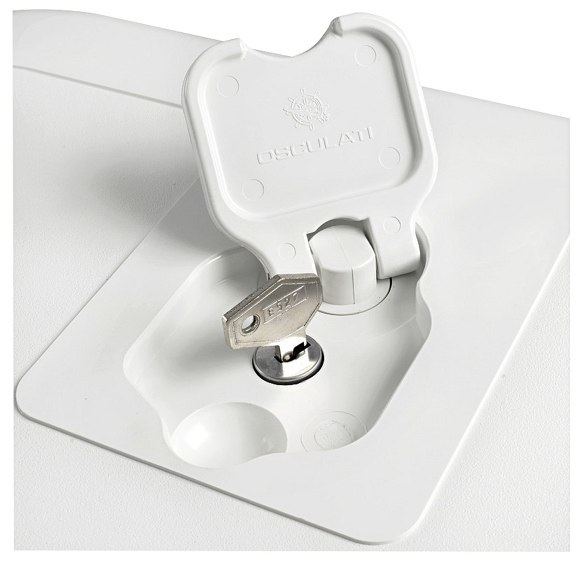 WHITE SERVICE HATCH 350x600MM, WITH LOCK 2 WHITE SERVICE HATCH 350x600MM, WITH LOCK - Image 2