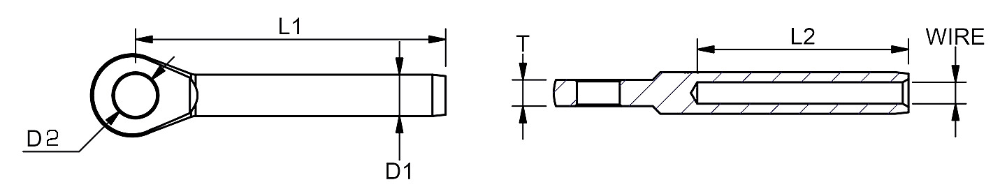 EYE END FOR 7MM CABLE 3 EYE END FOR 7MM CABLE - Image 3