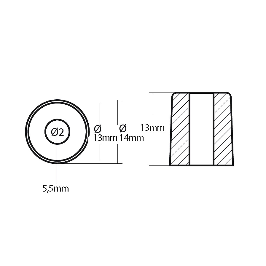 ZINC ANODE HONDA BF 8-40HP 3 ZINC ANODE HONDA BF 8-40HP - Image 3