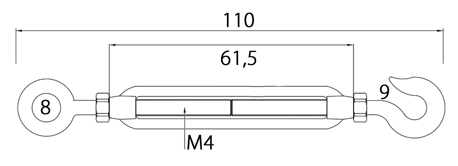 TUBE SCREW 4mm 2 TUBE SCREW 4mm - Image 2