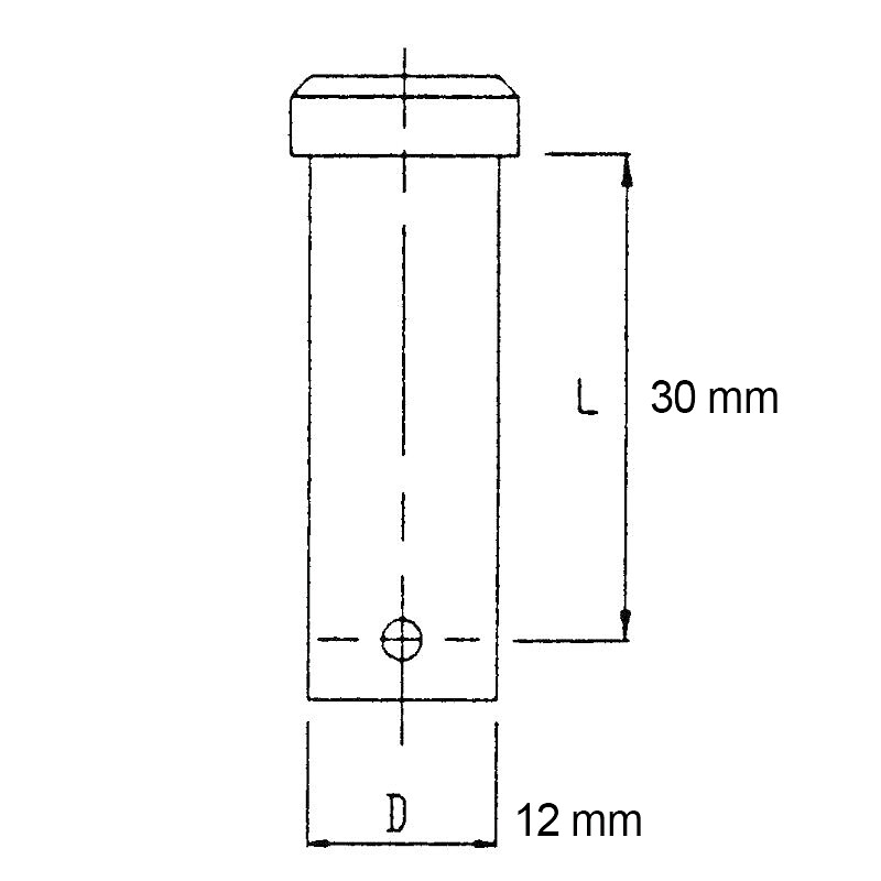 LOCKING PIN 30x12MM 3 LOCKING PIN 30x12MM - Image 3