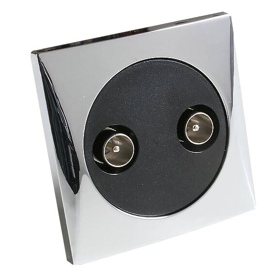 TV ANTENNA SOCKET, CHROME 1 TV ANTENNA SOCKET, CHROME