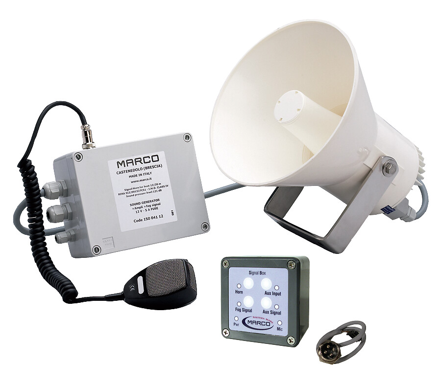 EW2-M HORN 12/20 M + AMPLIFIER + FOG SIGNAL 12V 1 EW2-M HORN 12/20 M + AMPLIFIER + FOG SIGNAL 12V