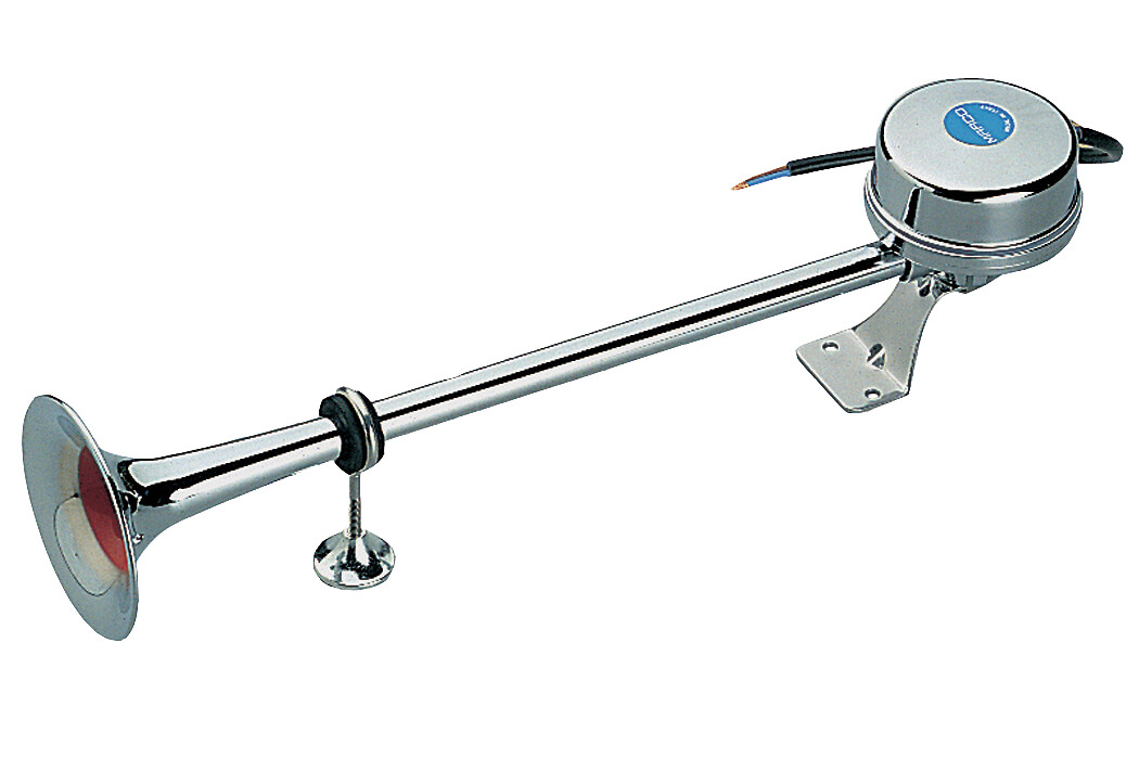 EM2 HORN, CHROME, 24V 1 EM2 HORN, CHROME, 24V