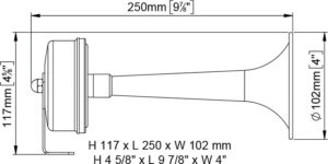 TCE HORN, WHITE, 12V 5 9514008082b fullhd jpg