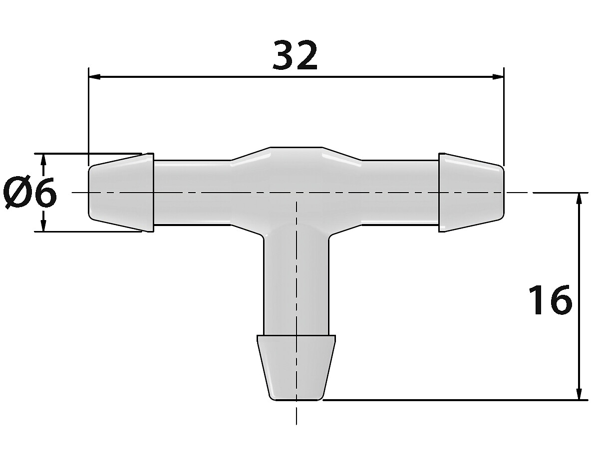 T-CONNECTOR FOR WIPER SYSTEM 3 T-CONNECTOR FOR WIPER SYSTEM - Image 3