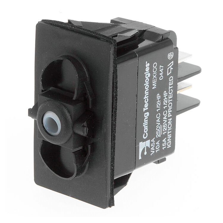ROCKER SWITCH OFF-ON, 1-POLE 1 ROCKER SWITCH OFF-ON, 1-POLE