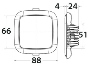 MIRAGE LED SPOTLIGHT WITH GLASS FRAME, RGBW 9 9514030488m fullhd jpg