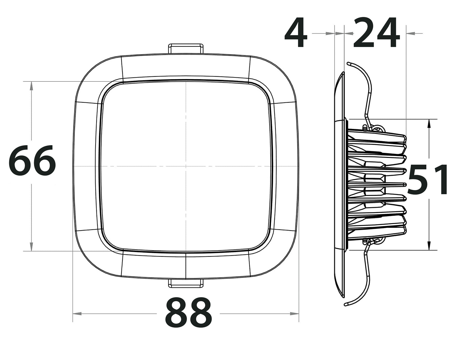 MIRAGE LED SPOTLIGHT WITH GLASS FRAME, RGBW 5 MIRAGE LED SPOTLIGHT WITH GLASS FRAME, RGBW - Image 5