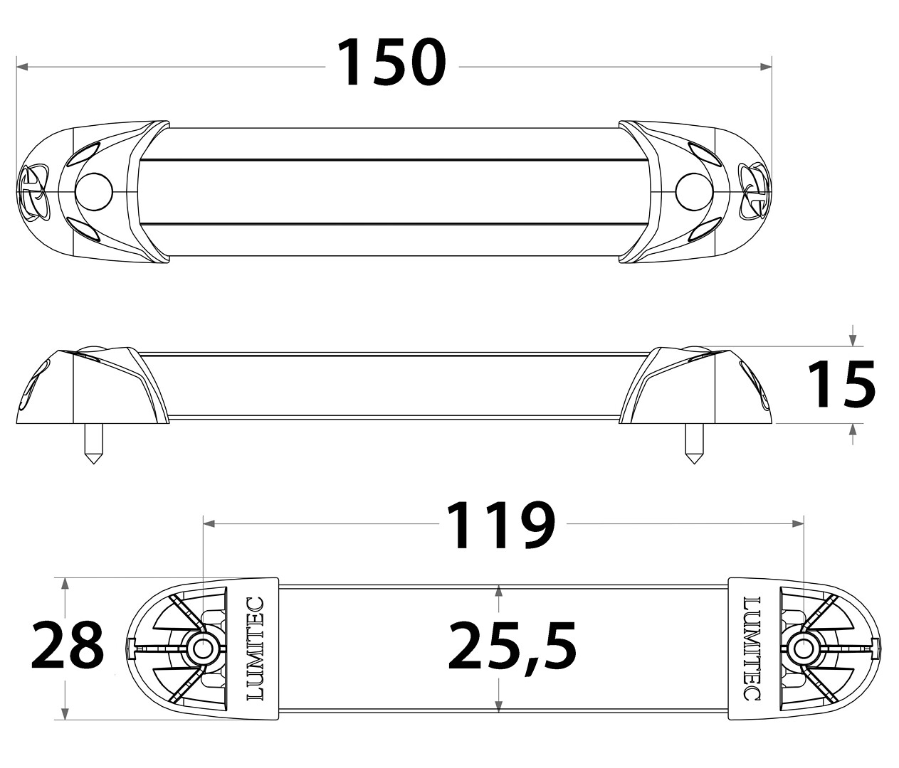 MINI RAIL2 LED LIGHTING STRIP - WHITE 4 MINI RAIL2 LED LIGHTING STRIP - WHITE - Image 4