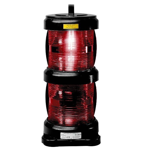 DUPLEX TRAFFIC LIGHT, RED 1 DUPLEX TRAFFIC LIGHT, RED