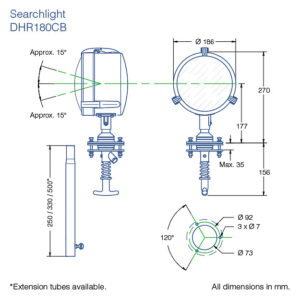 LED SEARCH LIGHT 180MM 10-32VCD 20W 5 9514039220a fullhd jpg